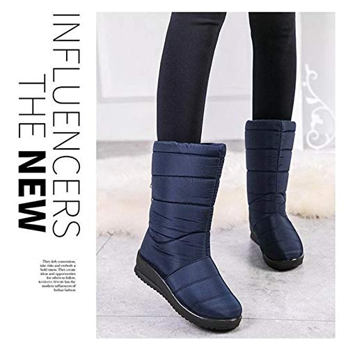Warm Women Winter Boots, Women's Knee High Shoes Snow Boots, Ladies's Waterproof Fur Lined Frosty Warm Anti-Slip Boot, Female Winter Snow Booties Outdoor Footwear(1 Pair) Black 40 Warm Women Winter Boots, Women's Knee High Shoes Snow Boots, Ladies's Waterproof Fur Lined Frosty Warm Anti-Slip Boot, Female Winter Snow Booties Outdoor Footwear(1 Pair) Black 40