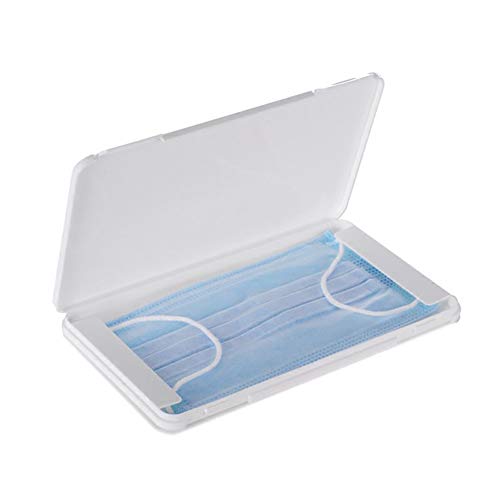 WasaFire Caja de Almace-namiento Más-Car-as Desechables, Caja Portátil de Cara Más-ca-ra Algodón Contenedor A Prueba Polvo Fácil Llevar Más-ca-ra-s Protección Funda Organizador WasaFire Caja de Almace-namiento Más-Car-as Desechables, Caja Portátil de Cara Más-ca-ra Algodón Contenedor A Prueba Polvo Fácil Llevar Más-ca-ra-s Protección Funda Organizador