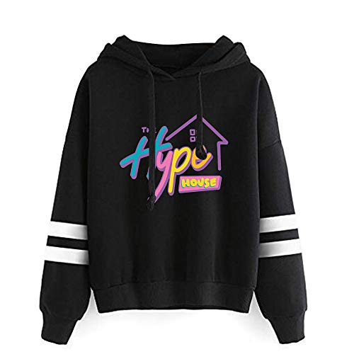 WAWNI 2020 The Hype House Sudaderas Charli D'Amelio Sudaderas Hombres Mujeres Impresión Addison Rae Sudaderas Pullover Unisex Harajuku Chándal