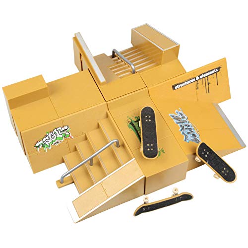 Wayin Skate Park Kit 8pcs Monopatines de Juguete para Dedos Parque de Mini Patín de Dedos Kit de Rampa de Piezas Fingerboards Tech Deck Skate Cretivo Juguete para Niños Wayin Skate Park Kit 8pcs Monopatines de Juguete para Dedos Parque de Mini Patín de Dedos Kit de Rampa de Piezas Fingerboards Tech Deck Skate Cretivo Juguete para Niños