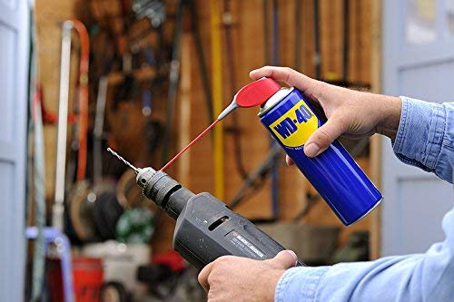 WD-40 Producto Multi-Uso Doble Acción- Spray 400ml-Pack x2 -Aplicación amplia o precisa. Lubrica, Afloja, Protege del óxido, Dieléctrico, Limpia metales y plásticos y Desplaza la humedad