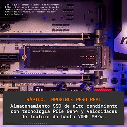 WD BLACK SN750 SSD interno NVMe para gaming de adecuado rendimiento, 1 TB WD BLACK SN750 SSD interno NVMe para gaming de adecuado rendimiento, 1 TB