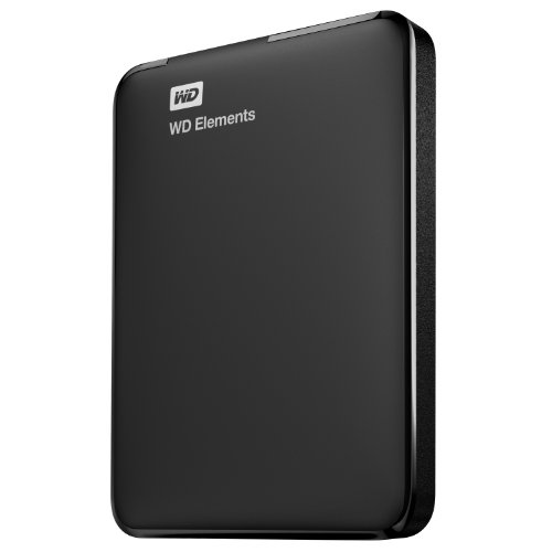 WD Elements - Disco duro externo de 1 TB (USB 3.0), color negro