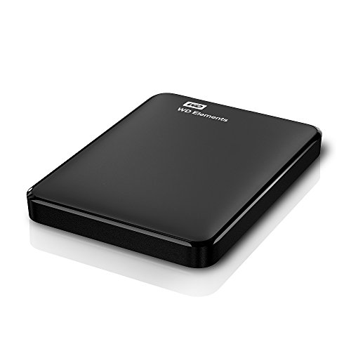 WD Elements - Disco duro externo de 1 TB (USB 3.0), color negro