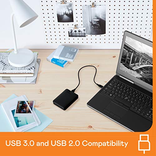WD Elements - Disco duro externo portátil de 5 TB con USB 3.0, color negro WD Elements - Disco duro externo portátil de 5 TB con USB 3.0, color negro