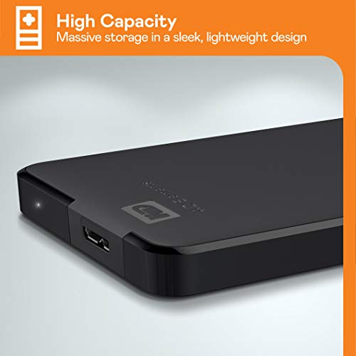 WD Elements - Disco duro externo portátil de 5 TB con USB 3.0, color negro WD Elements - Disco duro externo portátil de 5 TB con USB 3.0, color negro