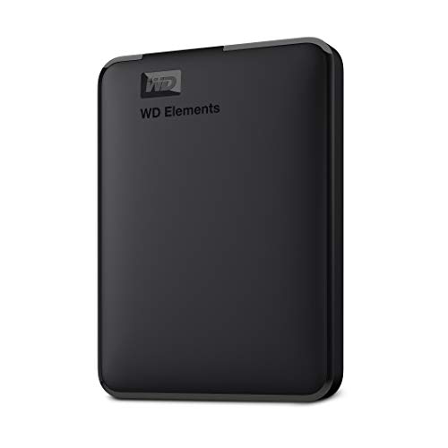 WD Elements - Disco duro externo portátil de 5 TB con USB 3.0, color negro