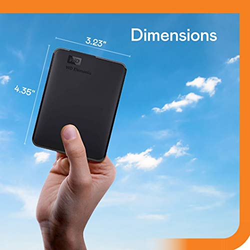 WD Elements - Disco duro externo portátil de 5 TB con USB 3.0, color negro WD Elements - Disco duro externo portátil de 5 TB con USB 3.0, color negro