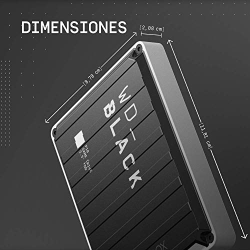 WD_BLACK P10 Game Drive de 5 TB para llevar tu colección de juegos de PC o consola allí donde vayas