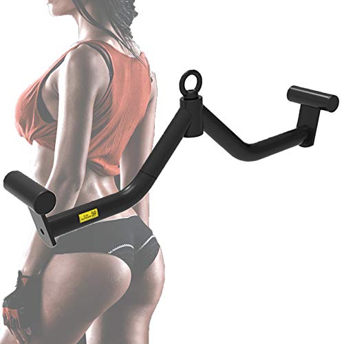 WDSZXH Triceps Pull Down Bar, Lat Pull-Down Manillar Kit De Accesorios, Lat Pulldown Bar Máquina De Cable Construye Fácilment, Home Gym Fitness Remo V-Bar Polea Cable Accesorios para Máquina