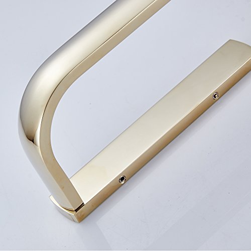 Weare Home Accesorios de baño de latón macizo con acabado dorado montado en la pared moderno rollo de papel higiénico titular barra sin cubierta Weare Home Accesorios de baño de latón macizo con acabado dorado montado en la pared moderno rollo de papel higiénico titular barra sin cubierta