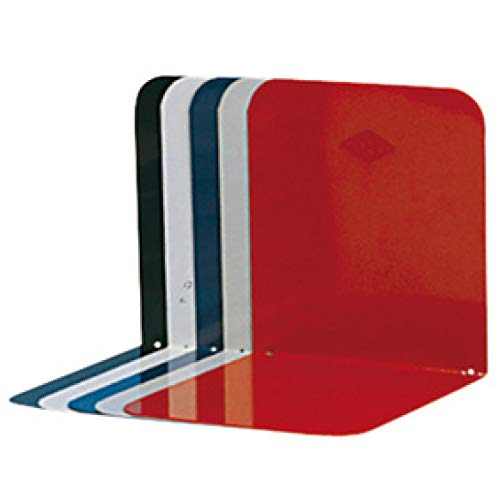 Wedo 1021001 - Sujetalibros de metal, estrecho, 2 unidades, 14 x 8.5 x 14 cm, color negro Wedo 1021001 - Sujetalibros de metal, estrecho, 2 unidades, 14 x 8.5 x 14 cm, color negro