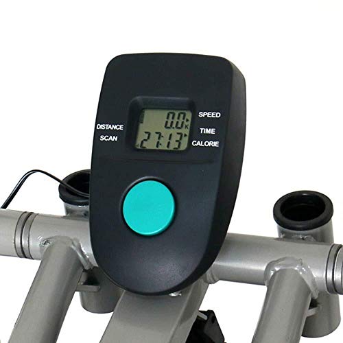 WEI-LUONG Plegable Bicicleta elíptica máquina elíptica Entrenador Compacto Life Fitness Ejercicio Equipo for casa Offic magnética 91x50.5x152.5cm sesión de Cardio Plegable