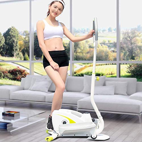 WEI-LUONG Plegable Bicicleta elíptica máquina elíptica Entrenador elíptico Suave y silencioso Driven Ejercicio Trainer Máquina magnética sesión de Cardio 127x65x48cm Plegable