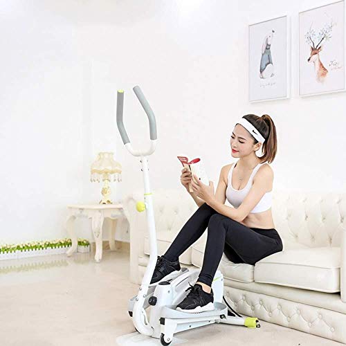 WEI-LUONG Plegable Bicicleta elíptica máquina elíptica Entrenador elíptico Suave y silencioso Driven Ejercicio Trainer Máquina magnética sesión de Cardio 127x65x48cm Plegable