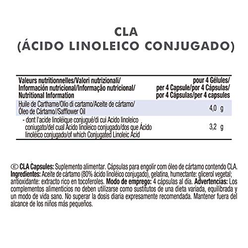 Weider CLA Caps 120 caps. Reduce la grasa corporal. Dieta keto. Ayuda a la perdida de peso.