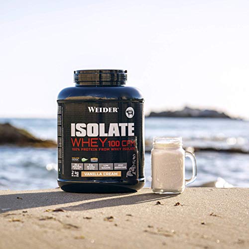 Weider Isolate Whey 100CFM 2000gr Vainilla. 100% aislado de proteina de suero. Cero azúcar, cero aspartamo, con stevia, con dygezime, con BCAA, apto para veganos. Isolac. Para dietas keto. Weider Isolate Whey 100CFM 2000gr Vainilla. 100% aislado de proteina de suero. Cero azúcar, cero aspartamo, con stevia, con dygezime, con BCAA, apto para veganos. Isolac. Para dietas keto.