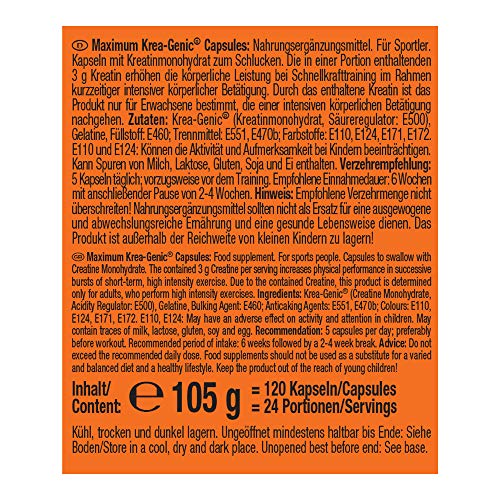 Weider Maximum Krea-Genic - 240 Capsulas. Creatina de última generación Weider Maximum Krea-Genic - 240 Capsulas. Creatina de última generación