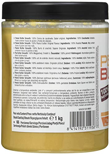 Weider Peanut Butter Duo Pack - 2 x 1000 gr. 100% cacahuete triturado, 100% natural, 100% vegano, Blanco Weider Peanut Butter Duo Pack - 2 x 1000 gr. 100% cacahuete triturado, 100% natural, 100% vegano, Blanco