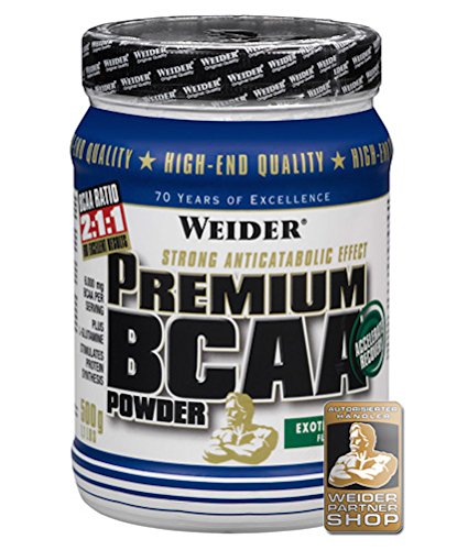 Weider Premium BCAA Powder, Exotic Punch, 500 gr
