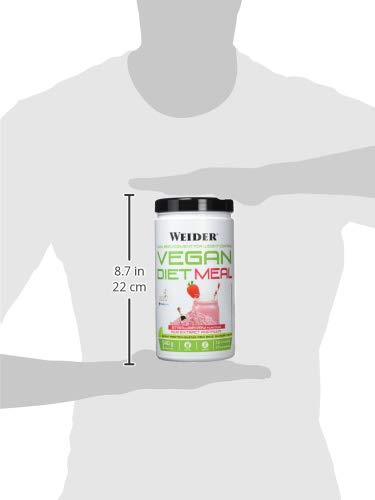 Weider Vegan Diet Meal Fresa 540 Gr. Sutituto de comida 100% vegano.Sin gluten. Ideal para dieta Weider Vegan Diet Meal Fresa 540 Gr. Sutituto de comida 100% vegano.Sin gluten. Ideal para dieta