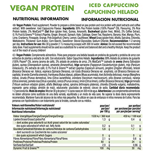 Weider Vegan Protein, Pack multisabor en sobres, Proteína 100% vegetal de guisante (PISANE) y arroz, Sin gluten, Sin lactosa, Sin aceite de palma (18 sobres x 30g)