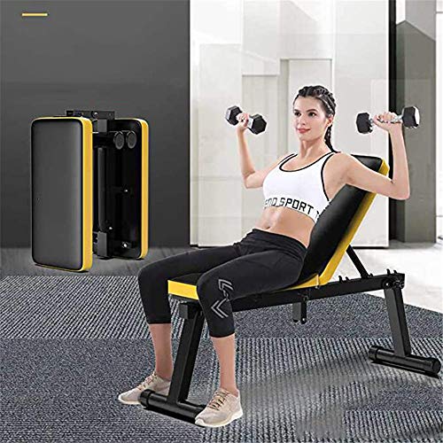 WeiJX Ajustable Banco de Ejercicio con Pesas, Robusto Marco de Acero - La Carga 200 kg, 3 Regulables en Altura portátil Plegable, Excepto Espacio para Body Fitness Workout WeiJX Ajustable Banco de Ejercicio con Pesas, Robusto Marco de Acero - La Carga 200 kg, 3 Regulables en Altura portátil Plegable, Excepto Espacio para Body Fitness Workout