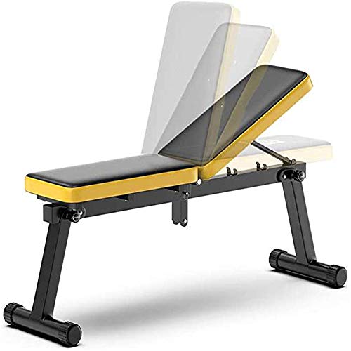 WeiJX Ajustable Banco de Ejercicio con Pesas, Robusto Marco de Acero - La Carga 200 kg, 3 Regulables en Altura portátil Plegable, Excepto Espacio para Body Fitness Workout WeiJX Ajustable Banco de Ejercicio con Pesas, Robusto Marco de Acero - La Carga 200 kg, 3 Regulables en Altura portátil Plegable, Excepto Espacio para Body Fitness Workout