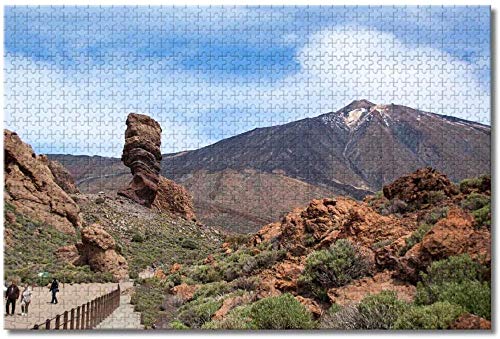 WEILONG.co Volcán Teide, Tenerife, España Puzzle para adultos Juguetes para niños 1000 piezas de rompecabezas de madera Regalos Decoración del hogar Recuerdos especiales de viaje