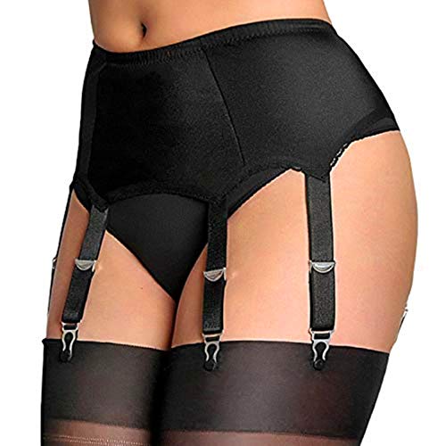 WEIMEITE Liguero Sexy Mujeres Cintura Alta Liguero Cinturón Femenino Elástico Lencería Sexy Ligueros Club Nocturno Pole Dance Underwear