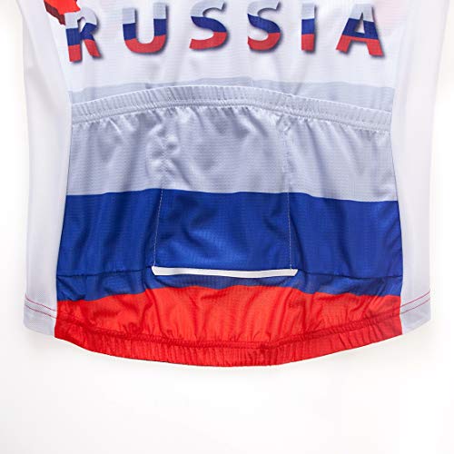 weimostar Ciclismo Jersey De Los Hombres Ropa De Bicicleta De La Bicicleta De Jersey Camisetas De Carretera MTB Jersey De Manga Corta Verano Rusia Azul Tamaño XXXL weimostar Ciclismo Jersey De Los Hombres Ropa De Bicicleta De La Bicicleta De Jersey Camisetas De Carretera MTB Jersey De Manga Corta Verano Rusia Azul Tamaño XXXL