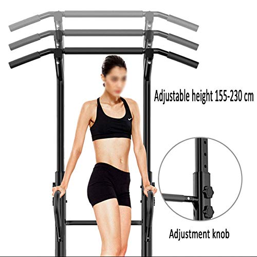 WEIZI Barra de dominadas estación de Ejercicios de dominadas para Fitness Equipos de Gimnasia Entrenamiento de Fuerza de pie Pull-ups Entrenamiento de Fuerza con dominadas Gimnasio Vertical para