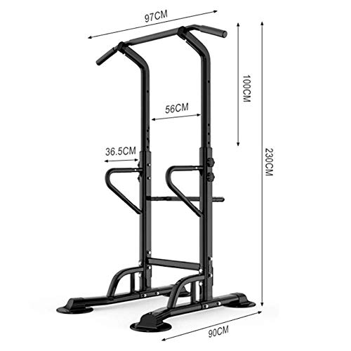 WEIZI Barra de dominadas estación de Ejercicios de dominadas para Fitness Equipos de Gimnasia Entrenamiento de Fuerza de pie Pull-ups Entrenamiento de Fuerza con dominadas Gimnasio Vertical para