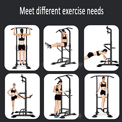 WEIZI Barra de dominadas estación de Ejercicios de dominadas para Fitness Equipos de Gimnasia Entrenamiento de Fuerza de pie Pull-ups Entrenamiento de Fuerza con dominadas Gimnasio Vertical para