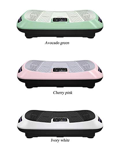 WEIZI Vibration Power Plate Máquina de Gimnasio Entrenador Fitness Vibrating Machine Plataforma oscilante Fitness Plataforma vibratoria oscilante Ultra Compact Thin Vibration Power Plate Verde AGU