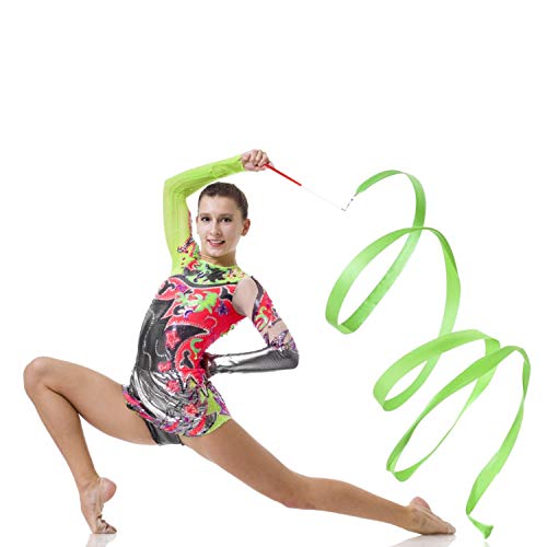 WEKON 20pcs Cinta de Baile, Cinta de Gimnasia, Cinta Streamer, Cinta de Gimnasia Rítmica, Cinta Danza Streamer 2M para Niños Bailarinas 20 Colores