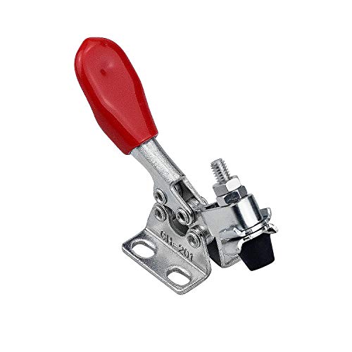 WEKON 6pcs Abrazadera de Palanca, Abrazadera de Palanca de Sujeción Vertical, Abrazadera Push Pull Horizontal, Abrazadera de Palanca Manual Horizontal GH-201 Ángulo 90 Acero Inoxidable Grueso WEKON 6pcs Abrazadera de Palanca, Abrazadera de Palanca de Sujeción Vertical, Abrazadera Push Pull Horizontal, Abrazadera de Palanca Manual Horizontal GH-201 Ángulo 90 Acero Inoxidable Grueso