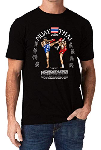 Wekrust® - Camiseta para Hombre con Logo de Muay Thai