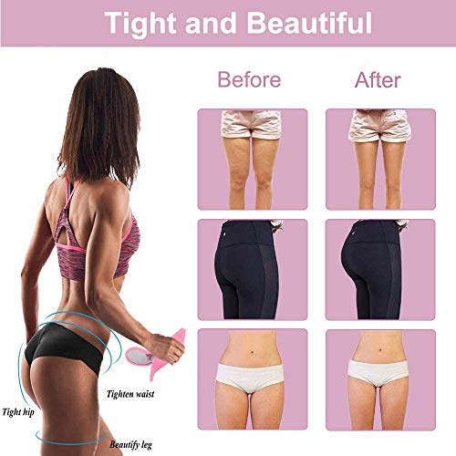 WELLXUNK® Entrenador de Cadera, Entrenador de Músculos del Piso Pélvico, Ejercitador Interno del Muslo, Ejercitador de Muslos,Ejercitador Gluteos, Corrección Glúteos para Mujeres (Rosado)