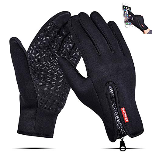 WELLXUNK® Guantes Pantalla Táctil, Invierno Guantes, Guantes Aire Libre, Guantes Termicos, Impermeables y Resistentes al Viento, Guantes para Correr al Aire Libre para Mujeres y Hombres (M1)