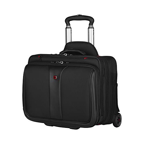 Wenger Patriot maletín, maletín portátil Ruedas 2 en 1, portátiles hasta 17″, 25 l, Mujer, Hombre, Oficina, Negocios, Universidad, Escuela, Negro Wenger Patriot maletín, maletín portátil Ruedas 2 en 1, portátiles hasta 17″, 25 l, Mujer, Hombre, Oficina, Negocios, Universidad, Escuela, Negro
