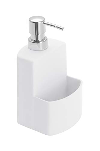 WENKO 3620115100 True Colours Festival - Dispensador de Detergente para Cocina, Superficie Soft-Touch, 0.38 L, color Blanco ,10 x 18 x 10 cm WENKO 3620115100 True Colours Festival - Dispensador de Detergente para Cocina, Superficie Soft-Touch, 0.38 L, color Blanco ,10 x 18 x 10 cm