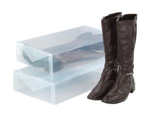 Wenko Cajón Pongotodo para Botas, Polipropileno, Transparente, 52x30x11 cm Wenko Cajón Pongotodo para Botas, Polipropileno, Transparente, 52x30x11 cm