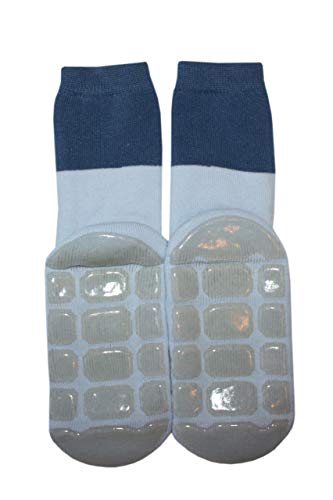Weri Spezials Calcetines para bebé y niños con tope ABS antideslizante, diseño de cocodrilo, color azul claro azul claro 31 cm-34 cm