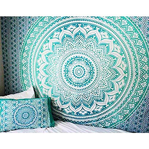 WERT Mandala Grande Tapiz Indio Montaje en Pared Toalla de Playa Bohemia Poliéster Manta Delgada Estera de Yoga Alfombra Mantón Sábana A18 200x180cm WERT Mandala Grande Tapiz Indio Montaje en Pared Toalla de Playa Bohemia Poliéster Manta Delgada Estera de Yoga Alfombra Mantón Sábana A18 200x180cm