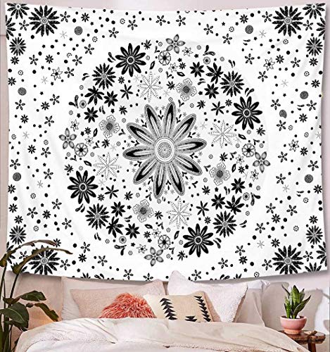 WERT Mandala Grande Tapiz Indio Montaje en Pared Toalla de Playa Bohemia Poliéster Manta Delgada Estera de Yoga Alfombra Mantón Sábana A18 200x180cm WERT Mandala Grande Tapiz Indio Montaje en Pared Toalla de Playa Bohemia Poliéster Manta Delgada Estera de Yoga Alfombra Mantón Sábana A18 200x180cm