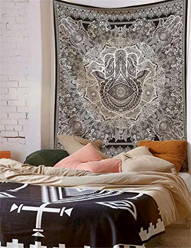 WERT Mandala patrón Tapiz Indio Colgante de Pared decoración Elefante Toalla de Playa Bohemia Manta Fina Estera de Yoga A4 95x73cm WERT Mandala patrón Tapiz Indio Colgante de Pared decoración Elefante Toalla de Playa Bohemia Manta Fina Estera de Yoga A4 95x73cm