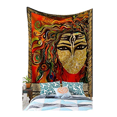 WERT Mandala Tapiz Indio Bohemio Hippie Reina Sirena Cartel Art Deco Tapiz Tela de Fondo A12 150x200cm WERT Mandala Tapiz Indio Bohemio Hippie Reina Sirena Cartel Art Deco Tapiz Tela de Fondo A12 150x200cm