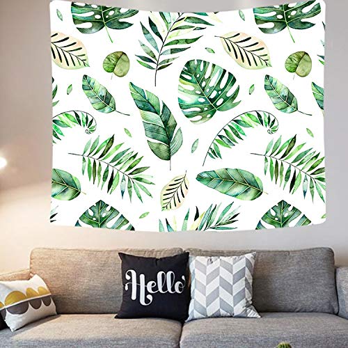WERT Nordic Ins Planta Verde Tapiz de Pared decoración del hogar decoración de Tela de Pared Manta de Pared A12 130x150cm WERT Nordic Ins Planta Verde Tapiz de Pared decoración del hogar decoración de Tela de Pared Manta de Pared A12 130x150cm