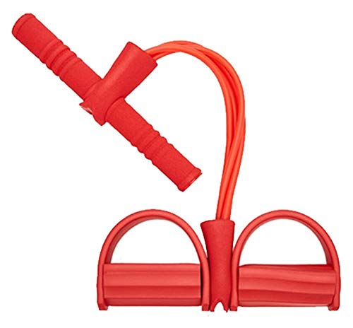 WERTYG Panza Trainer, Pedal Banda de Resistencia, de 4 Tubos de látex Natural Sit-Culturismo Expander, Abdomen/Cintura/Yoga estirando el Brazo Que Adelgaza Formación-púrpura (Color: Rojo) WERTYG Panza Trainer, Pedal Banda de Resistencia, de 4 Tubos de látex Natural Sit-Culturismo Expander, Abdomen/Cintura/Yoga estirando el Brazo Que Adelgaza Formación-púrpura (Color: Rojo)